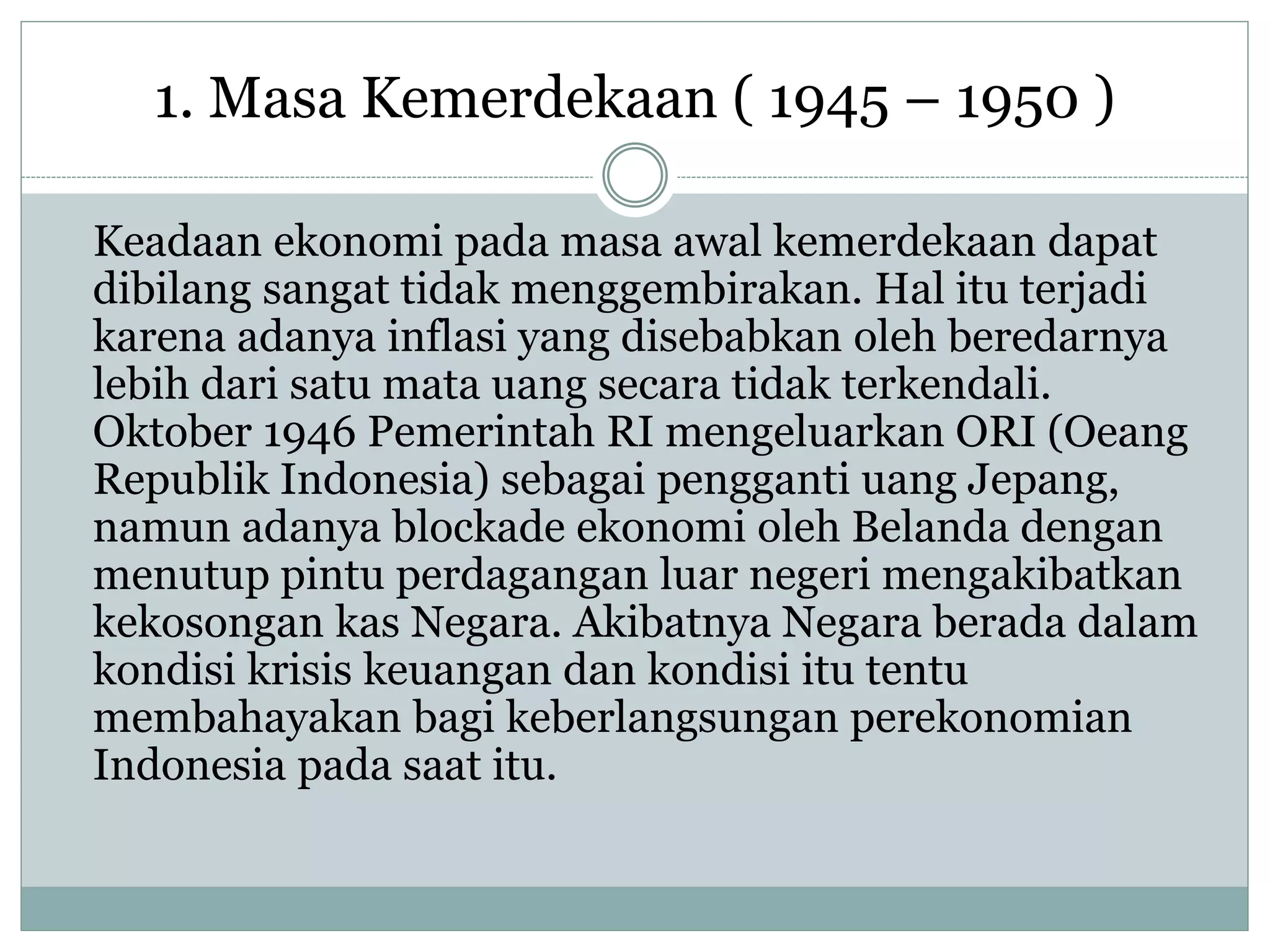 Charisma 11140935 sejarah perekonomian indonesia 1 | …