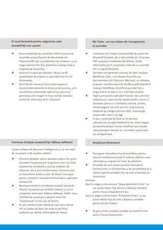 Charisma ERP noi dezvoltari 2011 | PDF