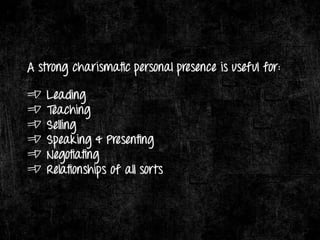 Charisma & Its Components