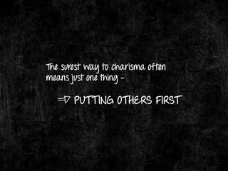 Charisma & Its Components