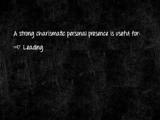 Charisma & Its Components