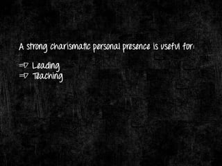 Charisma & Its Components