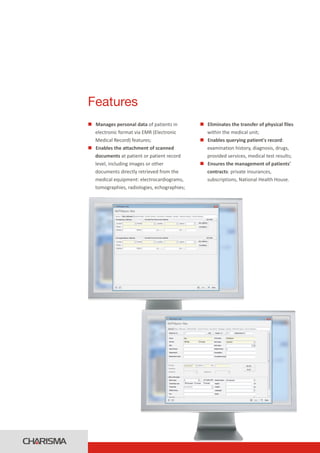 Charisma Medical Software | PDF