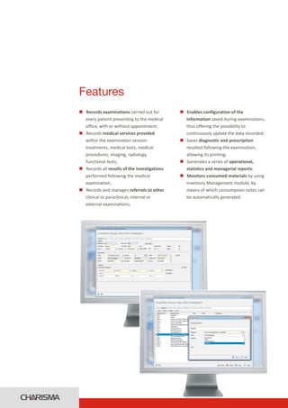 Charisma Medical Software | PDF