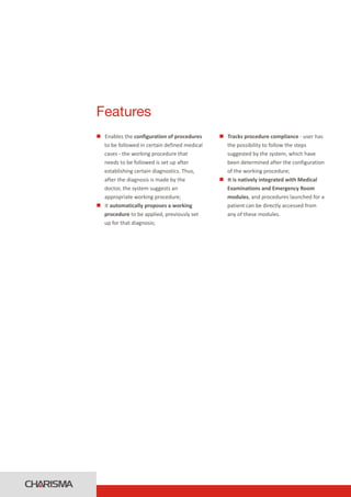 Charisma Medical Software | PDF