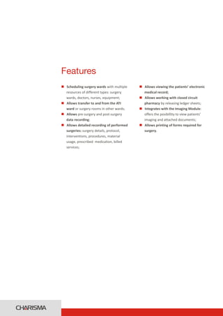 Charisma Medical Software | PDF