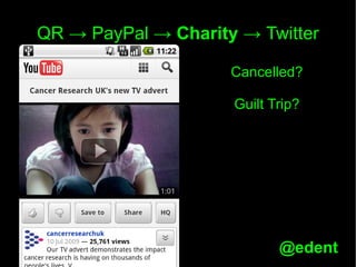 Charity hack   qr codes