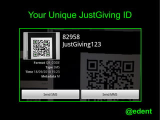 Charity hack   qr codes