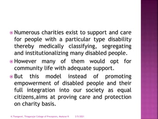 charity model of disability definition