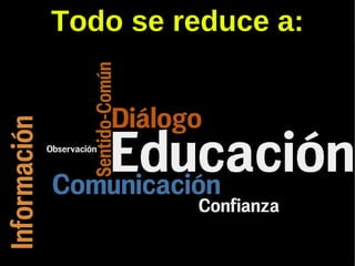 Organizar charlas explicativas a Profesores 