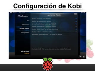 Conﬁguración de Kobi
 