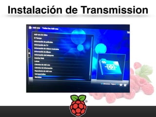 Instalación de Transmission
 