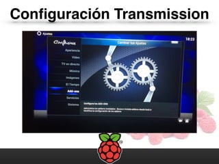 Conﬁguración Transmission
 