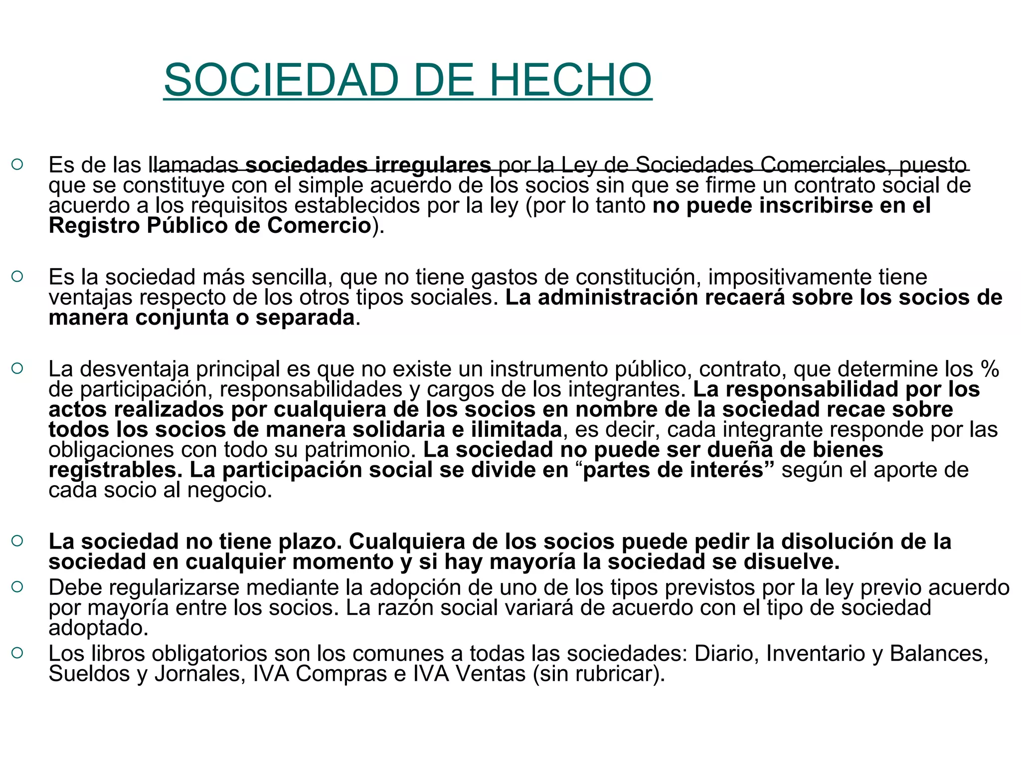 Charla Sociedades