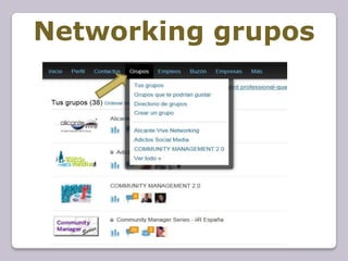 Networking grupos
 