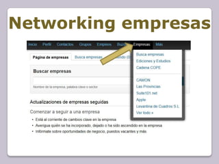 Networking empresas
 