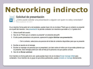 Networking indirecto
 
