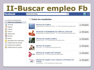 II-Buscar empleo Fb
 