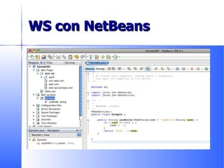 WS con NetBeans 