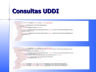 Consultas UDDI 