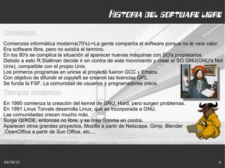 Beneficios del software libre. 