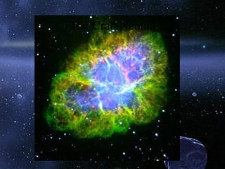 The Crab Nebula
Supernova explosion: 1054 AD
 