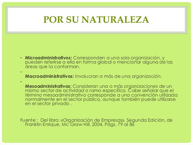 Organización del Recurso Humano y Organigrama General de