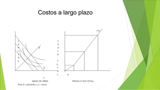 Costos a largo plazo
 
