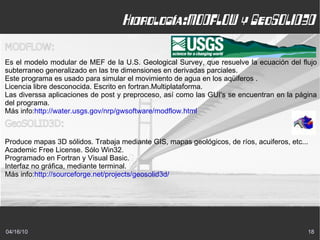 Hidráulica e hidrología: HEC