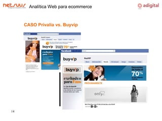 Analítica Web para ecommerceCASO Privalia vs. Buyvip