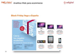 Analítica Web para ecommerceBlack Friday llega a España
