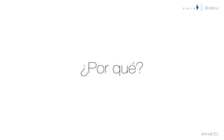 ¿Por qué?
@datauy
#AntelCISL