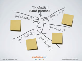 JAVIER@SMALLKETING.COMTWITTER: @SMALLKETING
¿Qué piensa?
 