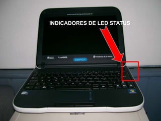 INDICADORES DE LED STATUS
8
 
