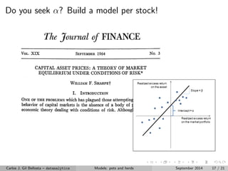 t in a box (table) 
Source: http://cutestcatpics.com/cat-trying-to-fit-into-tiny-box/ 
Carlos J. Gil Bellosta { datanalytics Models: pets and herds September 2014 13 / 21 
 