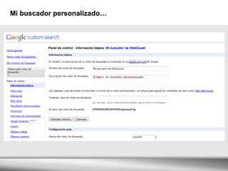 Mi buscador personalizado… 