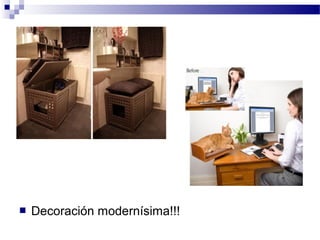    Decoración modernísima!!!
 