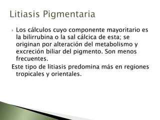 Alteraciones en la membrana Canalicular: La inhibición de sus Sist. de transporte. La secreción canalicular es fase limitante del trasporte hepatobiliar de ácidos biliares,bilirrubina,colesterol, fosfolípidos, etc.Alteraciones Intrahepatocitarias: los trastornos intracelulares pueden causar colestasis, bien alterando los procesos metabólicos o ralentizando el tráfico de los componentes de la bilis.