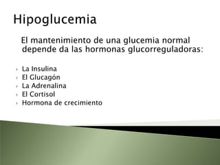 Cuando la glucemia es alta, activan:La entrada de glucosa circulante en el músculo y tejido adiposo.La síntesis de glucógeno.Glucolítica al activar 6-fosfofrutosa-2-cinasa.Síntesis de ácidos grasos en el hígado.Síntesis de Triglicéridos T Adiposo.Degradación de sustratos energéticos.