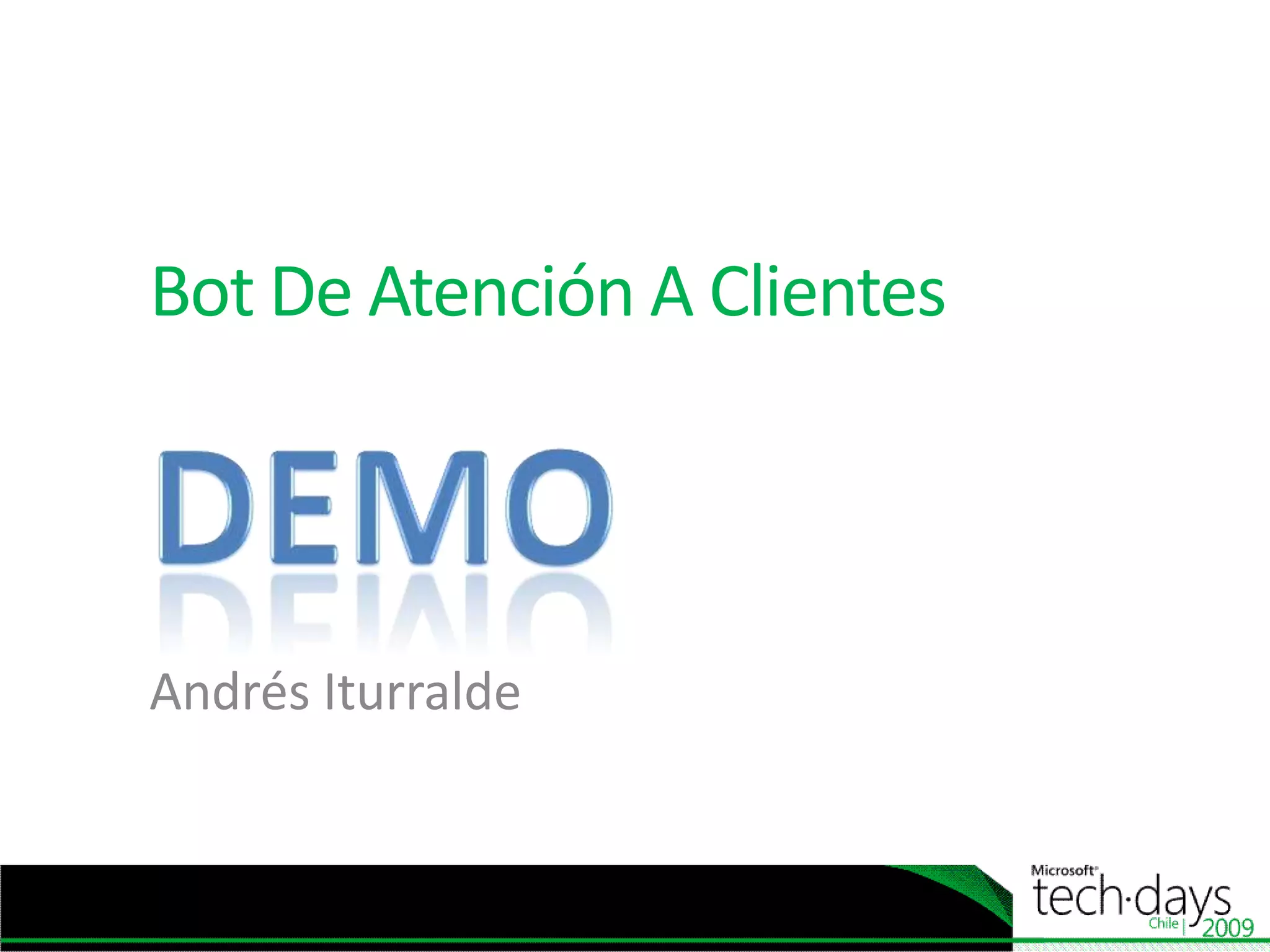 Archivado De ConversacionesSe asigna bot de grabaciónAsistente para controlLlamadainiciada