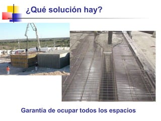 ¿Qué solución hay?
Garantía de ocupar todos los espacios
 