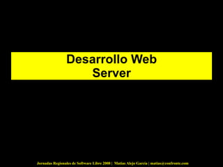 Desarrollo Web Server 