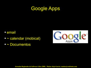 Google Apps email ~ calendar (mobical) ~ Documentos 