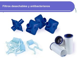 Filtros desechables y antibacterianos
 