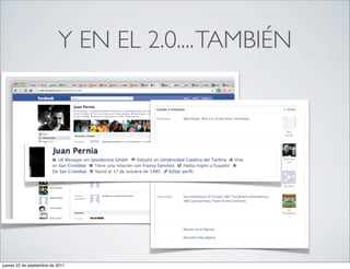 Y EN EL 2.0.... TAMBIÉN




jueves 22 de septiembre de 2011
 