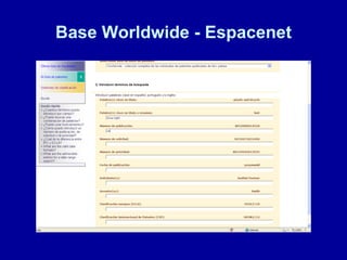 Base Worldwide - Espacenet 