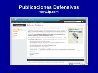 Publicaciones Defensivas www.ip.com 