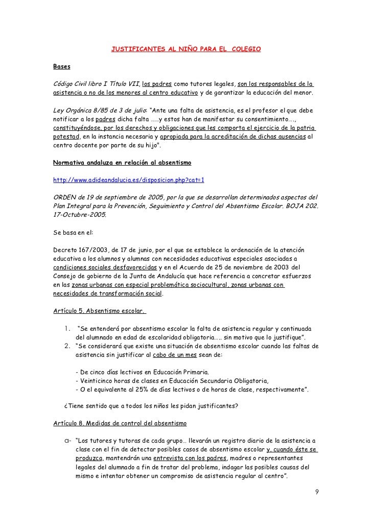 Carta Aviso De Ausencia Escolar  Kata Baca o