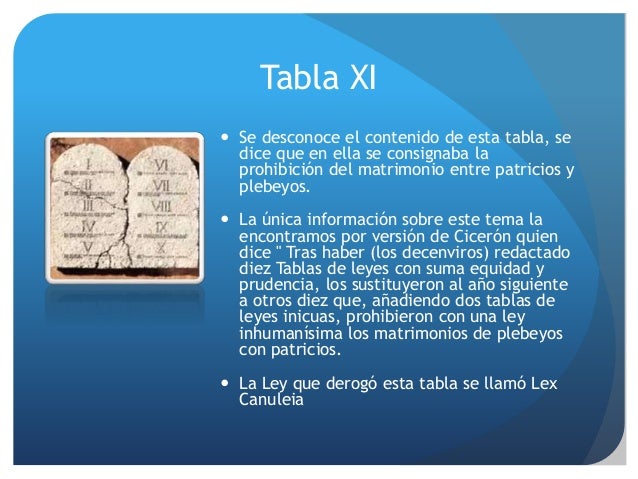 Charla ley 12 tablas