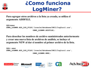Oracle Logminer | PPT